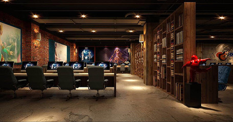 西安專業(yè)網(wǎng)咖裝修設計——打造沉浸式電競空間